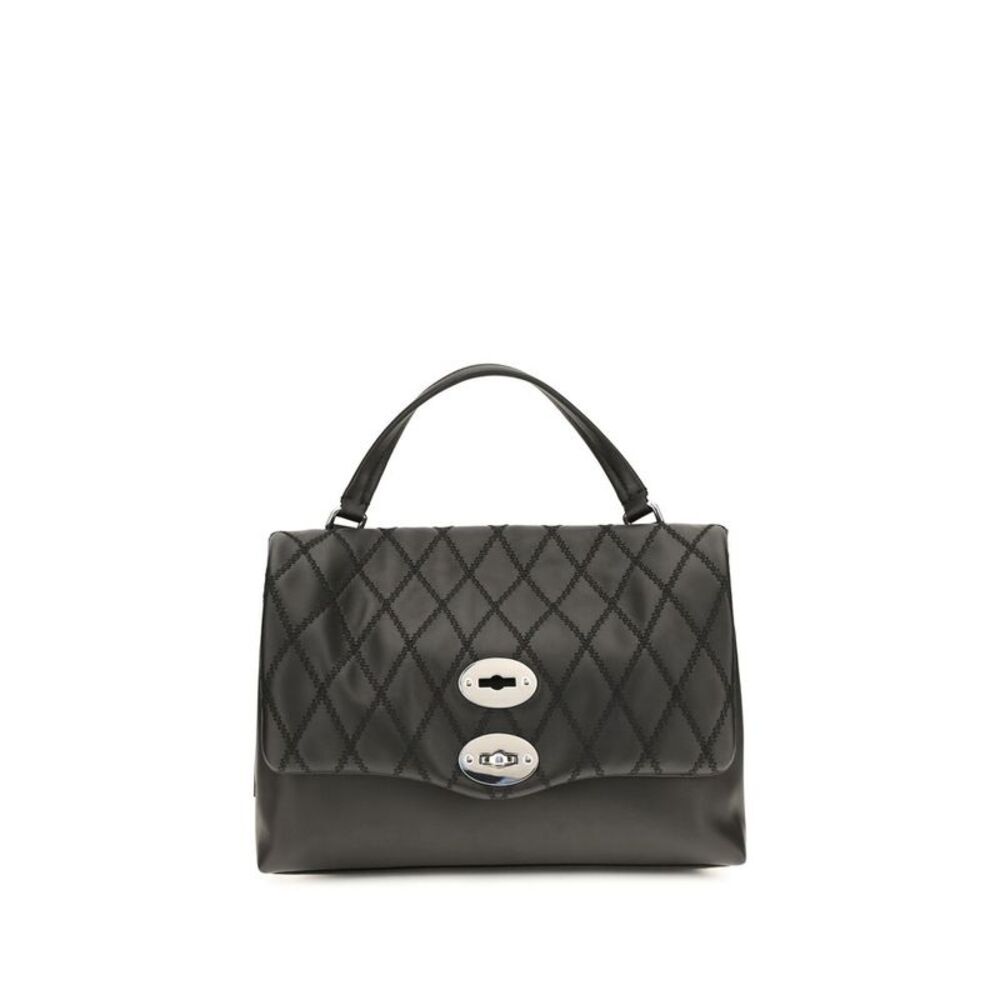Zanellato Black Calf Leather Bos Taurus Women's Handbag